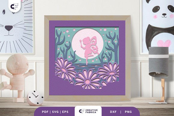 Download Fairy 3D Layered Paper Cut SVG - Premium Resources