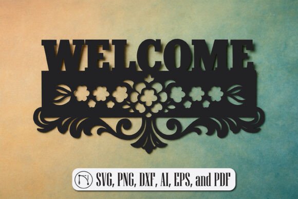 Download Paper Cut Welcome Sign SVG Cut File - Premium Resources