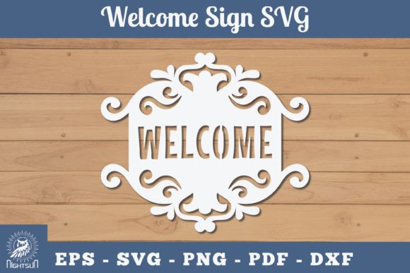 Download Welcome Sign Papercut SVG 3 - Premium Bundle